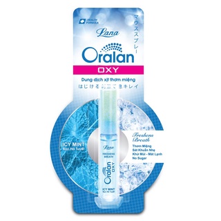 Xịt Thơm Miệng Lana Oralan Oxy Bạc Hà Lạnh có ảnh thật - Hàng chính hãng