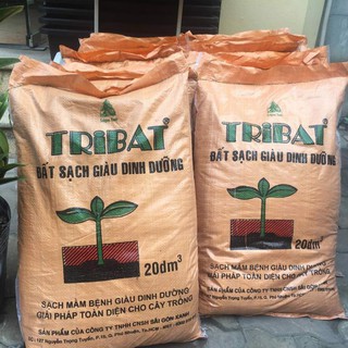 Đất trồng sạch giàu dinh dưỡng Tribat 20dm3