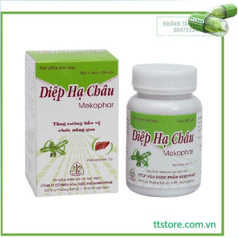 Viên uống DIỆP HẠ CHÂU MEKOPHAR (Hộp 100 viên)