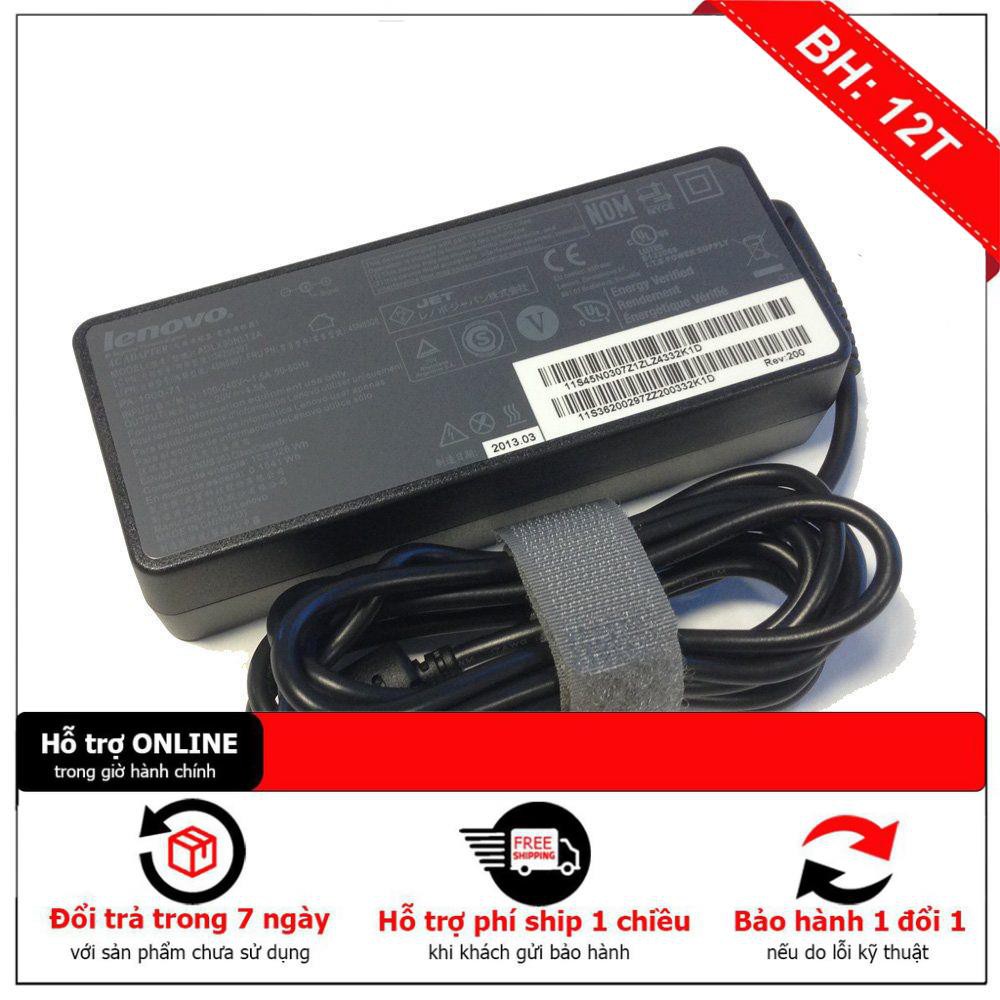 Sạc dành cho Laptop Lenovo T410 T420 T430 X200 X220 X230 20V- 4.5A chân kim - Hàng Nhập Khẩu