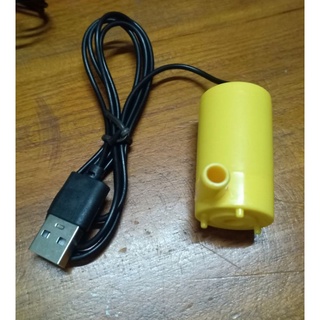 (CD USB) Máy bơm nước mini DC 3v-5v đen/trắng (bơm chìm) có đầu usb