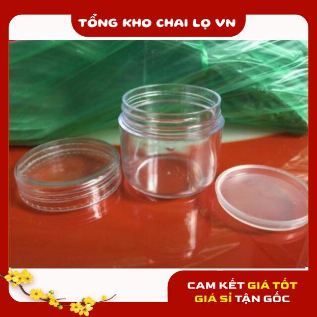 Hủ Đựng Kem ❤ SIÊU RẺ ❤ [100c] Hũ nhựa đựng kem thân trong 30g chiết mỹ phẩm , phụ kiện du lịch