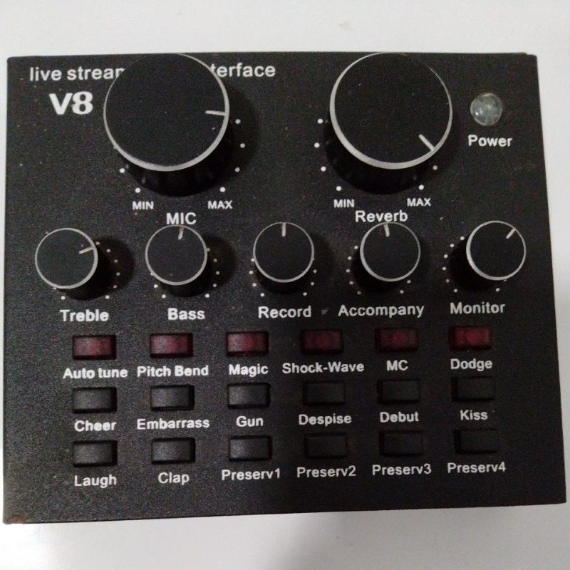 Sản phẩm thu âm đổi giọng Sound Card V8 quốc tế / M-AUDIO