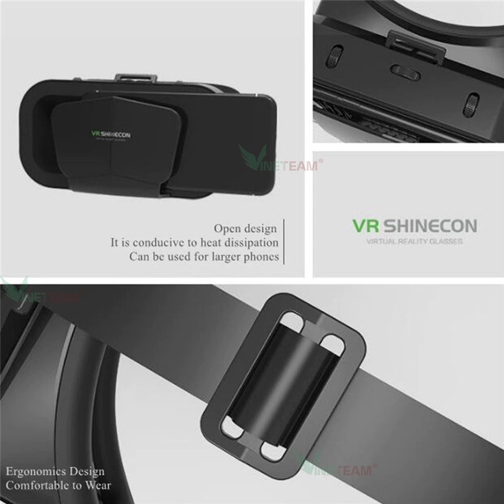 Kính thực tế ảo 3D VR Shinecon Vinetteam G10 cho điện thoại Androi ,ios 4.7 7inch 4664