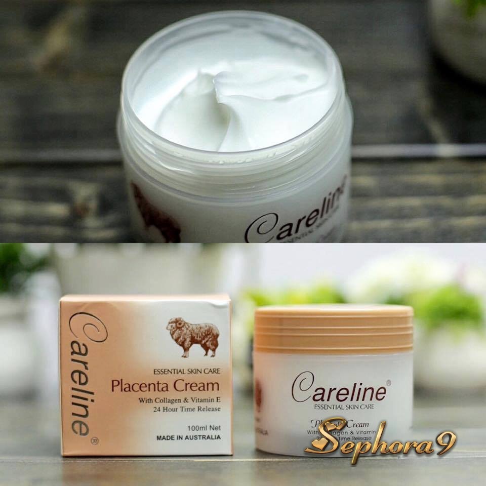 Kem dưỡng Careline nhau thai cừu cam và mỡ cừu tím Úc Cream 100ml