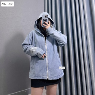 Áo Khoác Jean Phối Saltlimit TK01 | Phong Cách | Thời Trang | GinStore