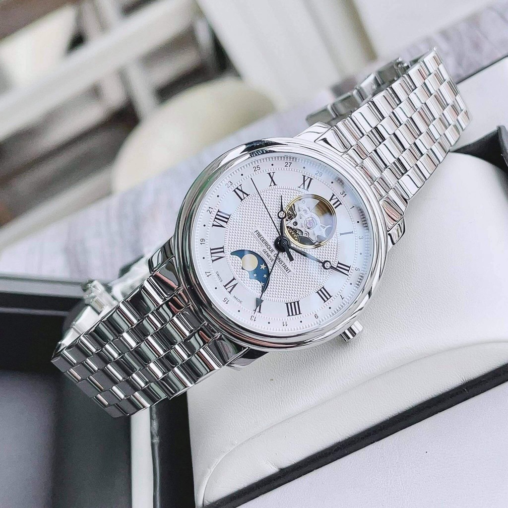 Ddồng hồ nam Frederique Constant Moonphase Open Heart FC-335MC4P6B2