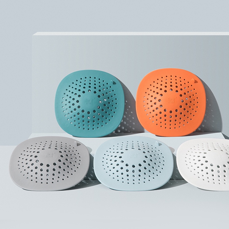 Nắp Silicone Lọc Rác Chống Tắc Nghẽn Ống Thoát Nước Cho Nhà Bếp / Phòng Tắm