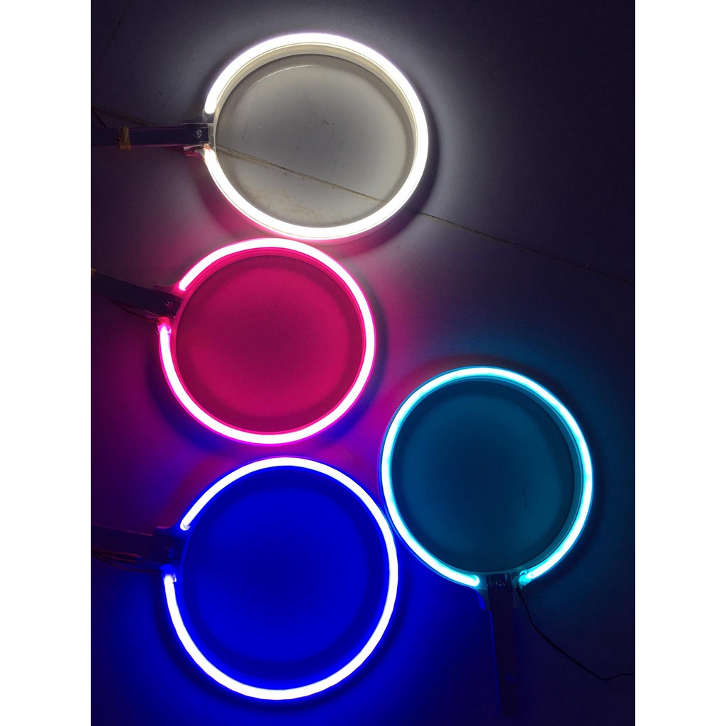 vòng đèn neon led (14cm) có kèm theo nguồn 12v