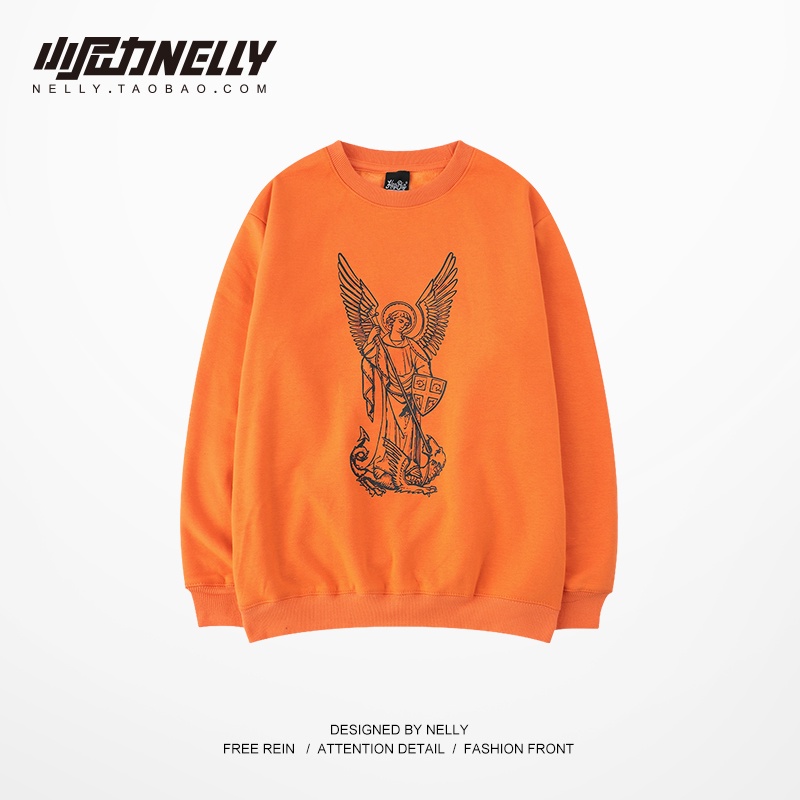 Áo nỉ Sweater Nelly unisex nam nữ lót lông nelly47