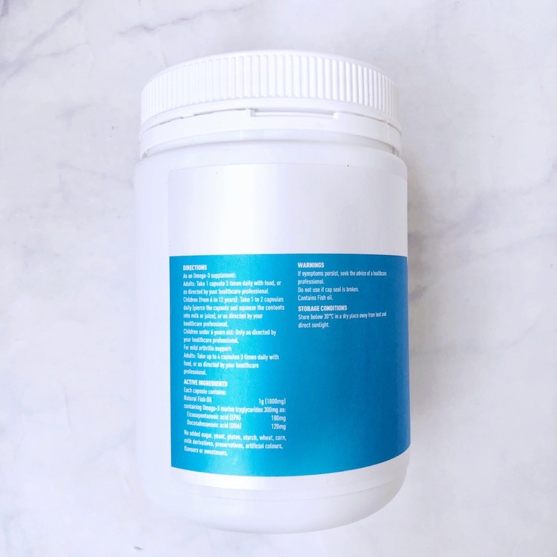 Dầu cá Healthy Care Fish Oil Omega 3 1000mg 400 viên
