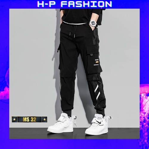 Quần Jogger Nam 🔵 𝐅𝐑𝐄𝐄 𝐒𝐇𝐈𝐏 🔵 Quần Jogger Túi Hộp Nam Vải Kaki Co Giãn Thời Trang Hpfashion - QJG04