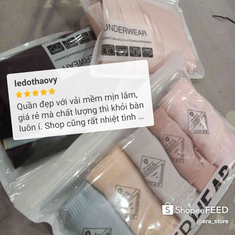 SALE LỚN XẢ KHO Quần Lót nữ thông hơi thoáng khí Có Túi Zip, tặng móc khóa xinh xắn 06 | BigBuy360 - bigbuy360.vn