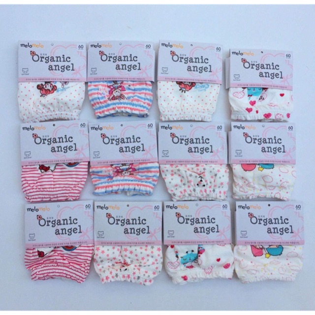 Quần chip bé gái set 3c
