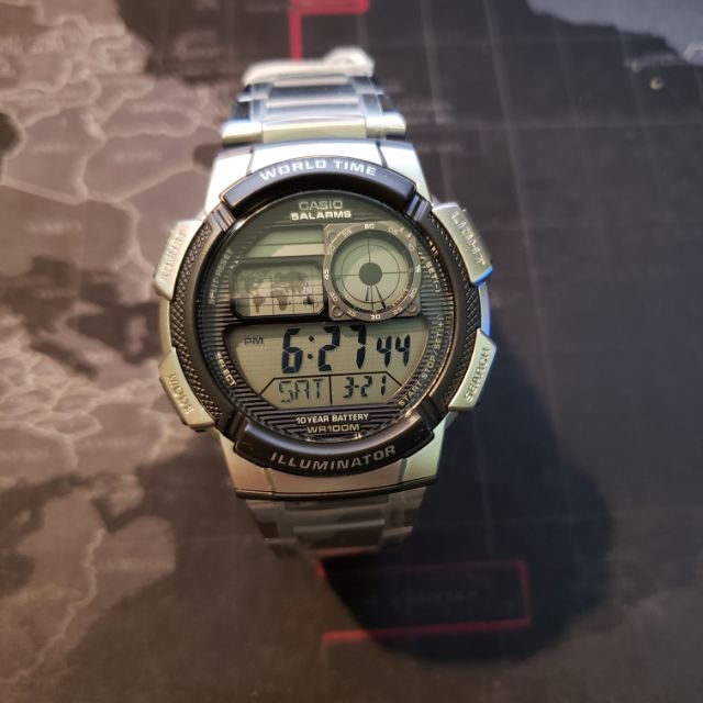 ĐỒNG HỒ NAM CASIO AE1000WHD-1AVDF CHÍNH HÃNG FULLBOX