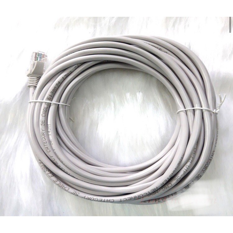 Dây mạng cat5e đồng 100% bấm sẵn 2 đầu 5m 10m 20m 30m 40m 50m