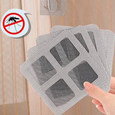 10cm * 10cm Cửa Rèm Cửa Sổ Màn Hình Sửa Chữa Miếng Dán An Toàn Cho Bé Miếng Dán Màn Hình Dán Chống Muỗi Lưới Cửa sửa chữa