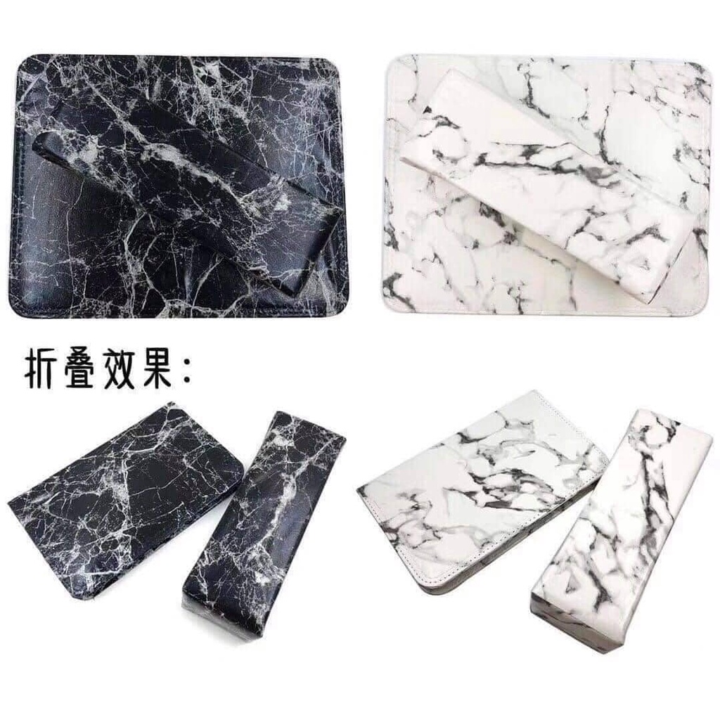 Gối kê tay vân đá + Kèm thảm