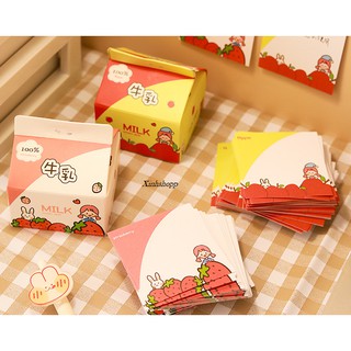 Tập Giấy Nhớ Hộp Sữa (Đọc Mô Tả Sản Phẩm)