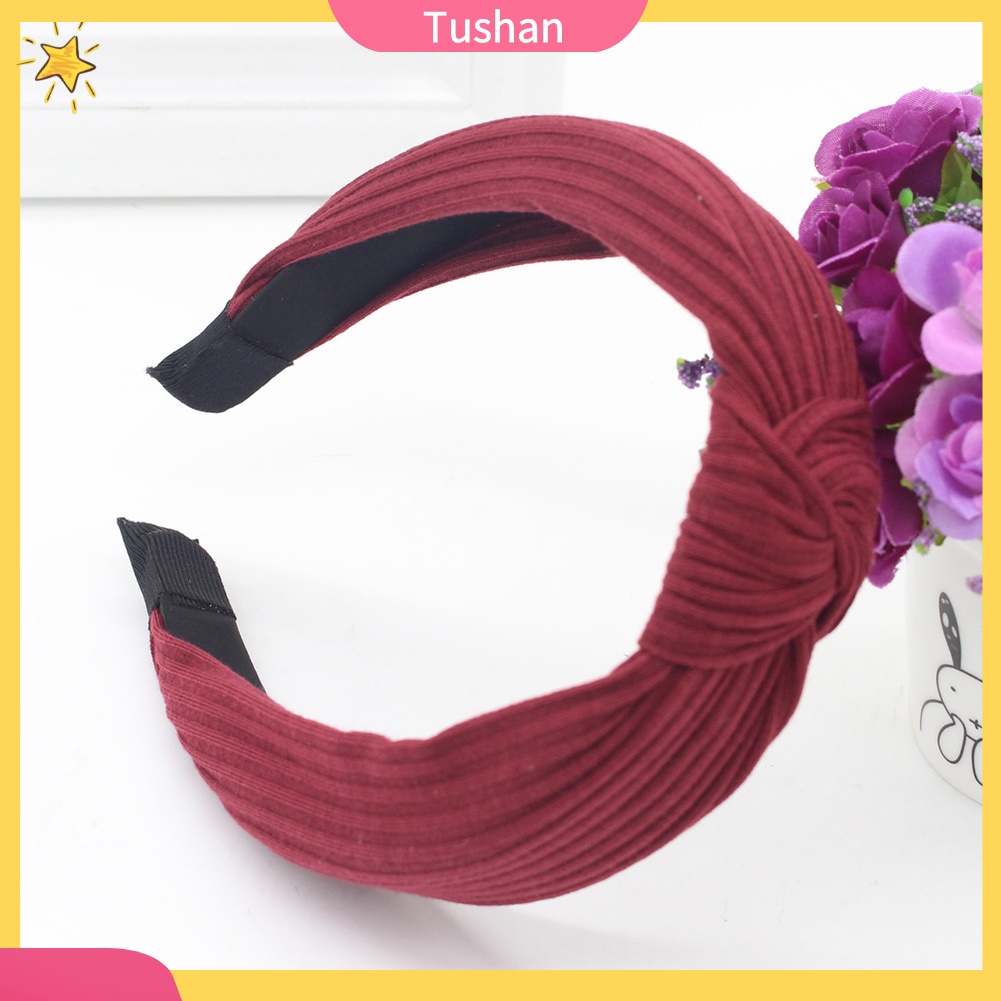 Băng Đô Vải Thắt Nơ Xinh Xắn Cho Nữ