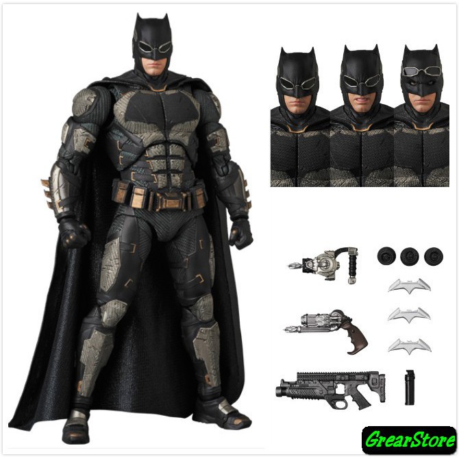 ( HÀNG CÓ SẴN ) MÔ HÌNH BATMAN MAF 064 Justice League: Batman ( DARK KNIGHT )Tactical Suit Ver Cử Động Được