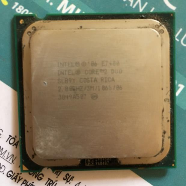 Cpu core 2 duo e7400 2,8Ghz tốt thanh lý