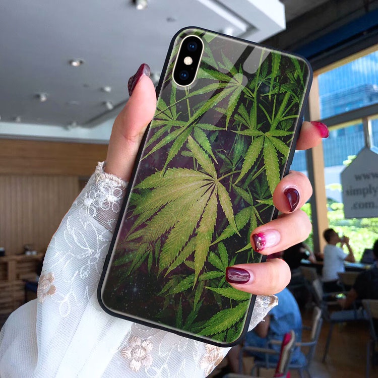 Ốp chống bẩn ip canabis siêu vip imacc cho iphone 11pro/se/6/6s/7/8plus/x/xs/max/xr