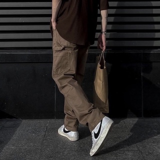 Quần Slim Khaki With Pocket - Caramel Brown