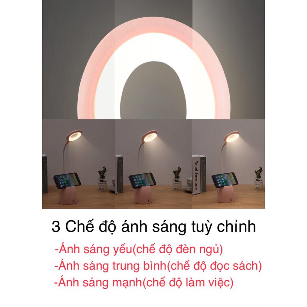 Đèn học bảo vệ mắt chống cận đa năng, Đèn tích điện chế độ LED 3 ánh sáng tùy chỉnh | WebRaoVat - webraovat.net.vn
