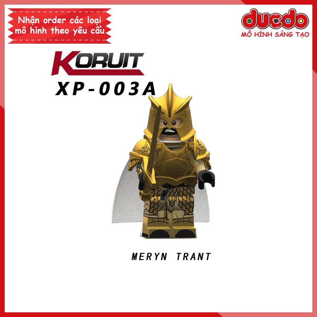 Minifigures lính trung cổ Trò chơi vương quyền - Đồ chơi Lắp ghép Xếp hình Mini Game of Thrones Koruit Mô hình KT1001