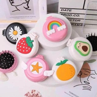 Gương lược gấp gọn mini