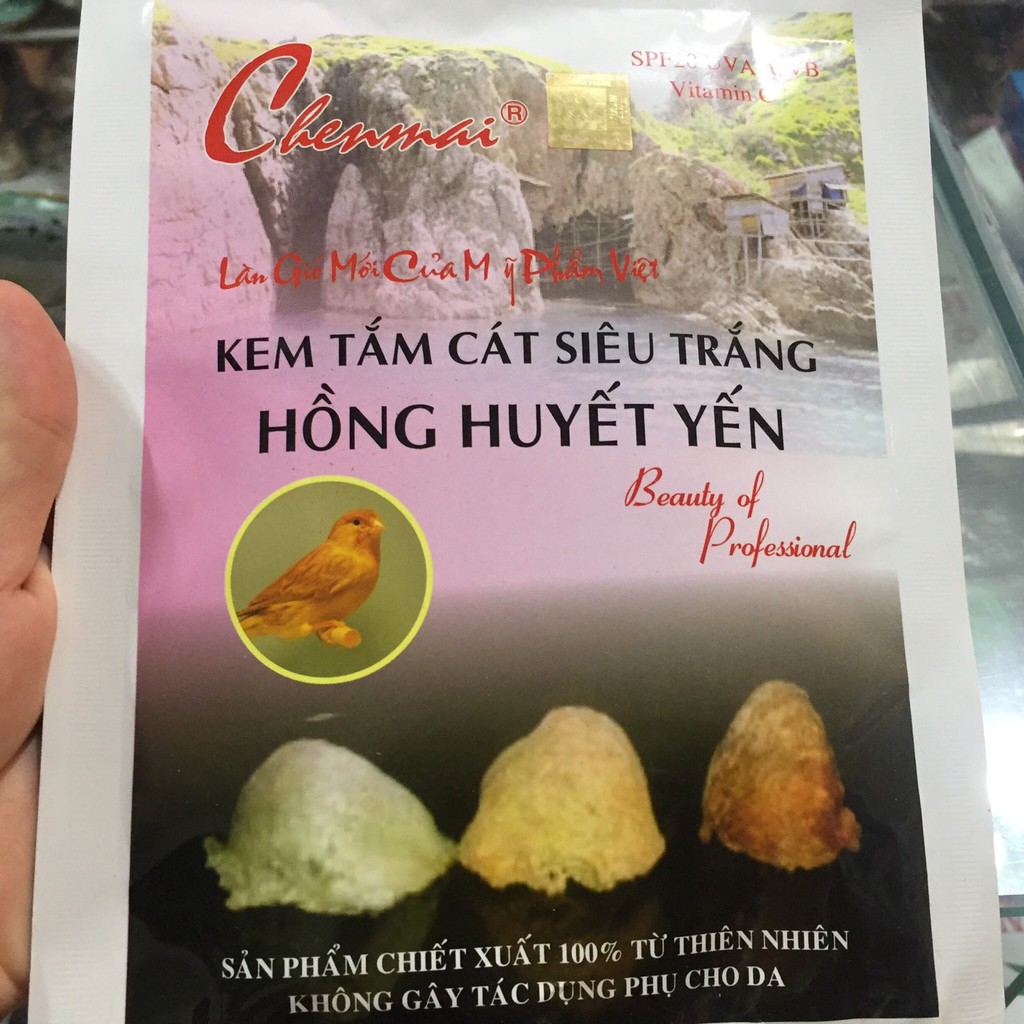 Tắm chemai Huyết Yến chính hãng có mộc đỏ | BigBuy360 - bigbuy360.vn