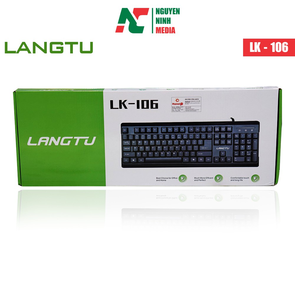 Bộ Bàn Phím Chuột Văn Phòng Langtu LKM-106