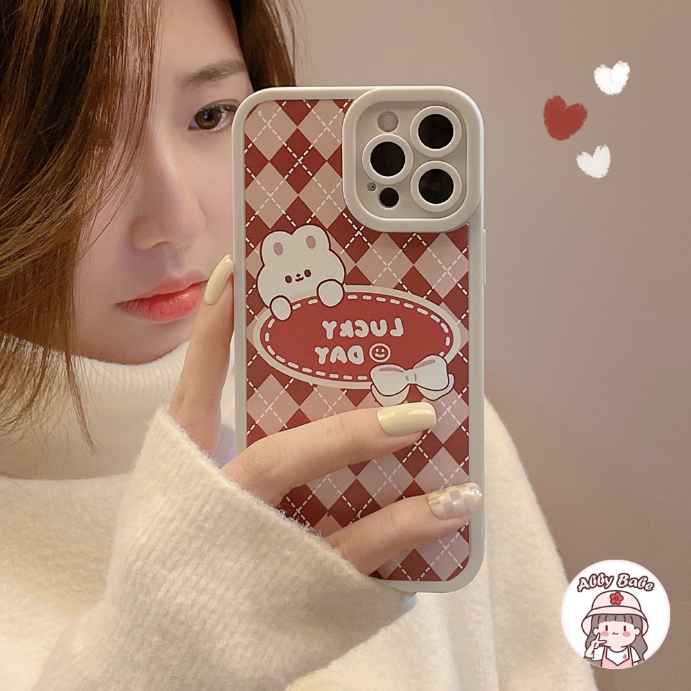 Ốp Điện Thoại TPU Mềm Mỏng Chống Sốc In Hình Thỏ Hoạt Hình Cho IP 13 12 11 Pro Max XR 8 7 Plus