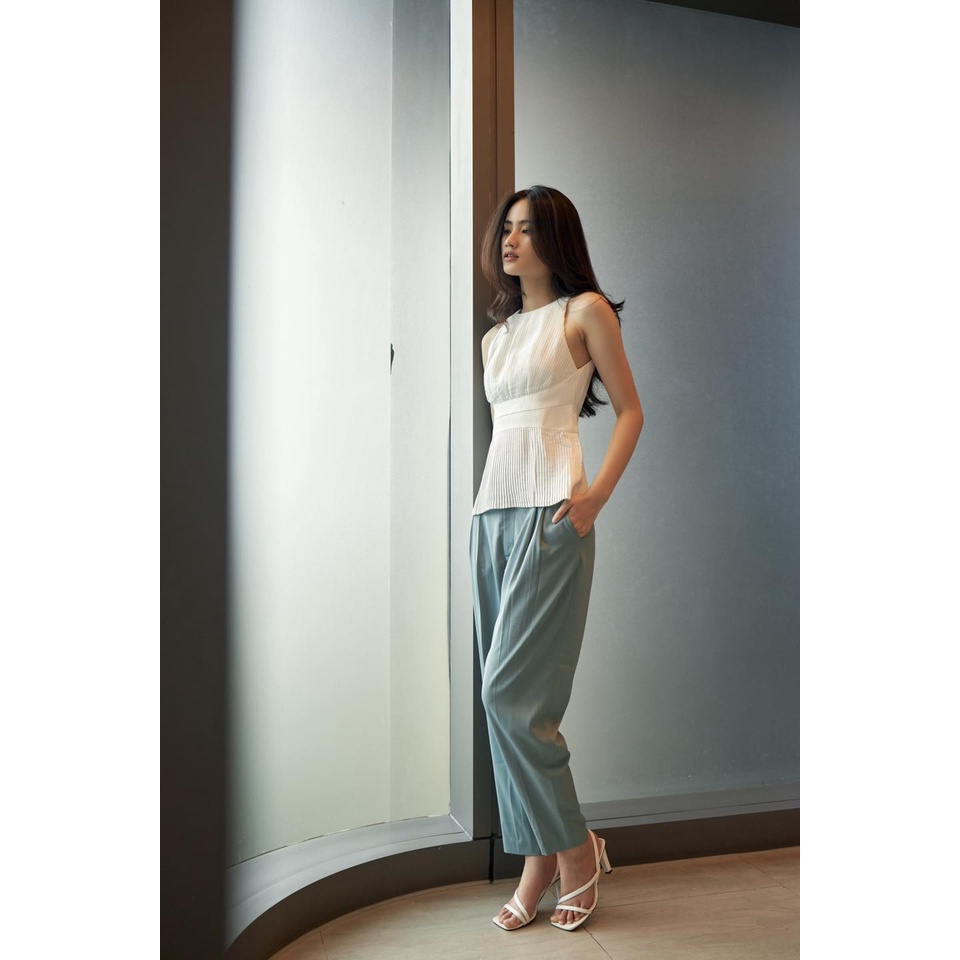 MARQUISE - Áo sát nách xếp ly HALTER TOP WITH ACCORDION PLEAT 010203