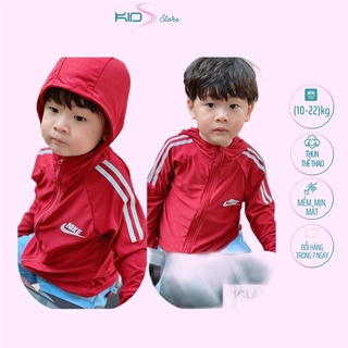30 [thanh lý lẻ size] Áo khoác chống nắng, áo khoác thông hơi bé trai, bé gái 10 kg - 24kg, chất cotton nhật chống UV