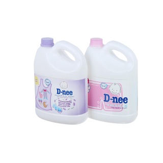Combo 2 can nước giặt dnee màu hồng và tím can 3 lít - siêu thơm