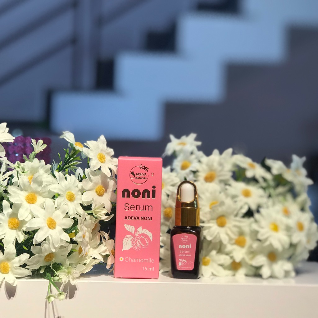 Adeva Noni Serum dưỡng da thiên nhiên - 15ml - dạng dầu - tinh dầu hoa cúc tốt cho da mụn
