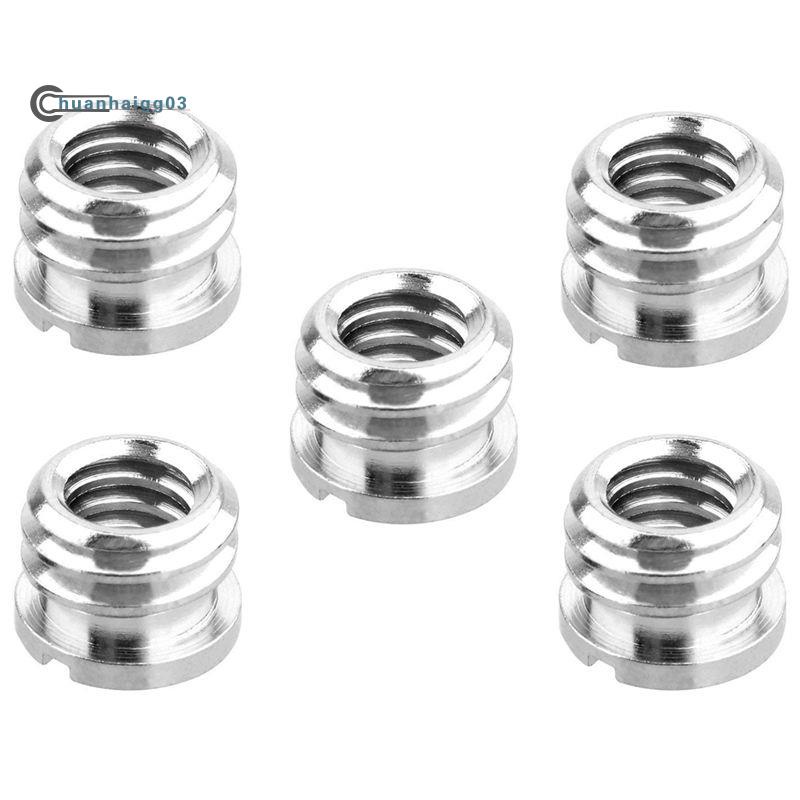 Set 5 đầu chuyển đổi ốc vít 1/4 inch sang 3/8 inch cho giá đỡ máy ảnh DSLR
 | BigBuy360 - bigbuy360.vn