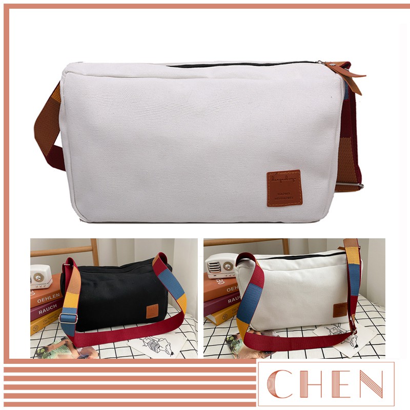 Túi tote đeo chéo vải canvas CHEN phong cách mới nhất TX13