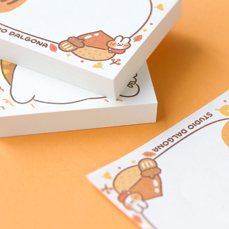 Giấy Note Ghi Chú Cute Đáng Yêu, Xấp 100 Tờ Cartoon