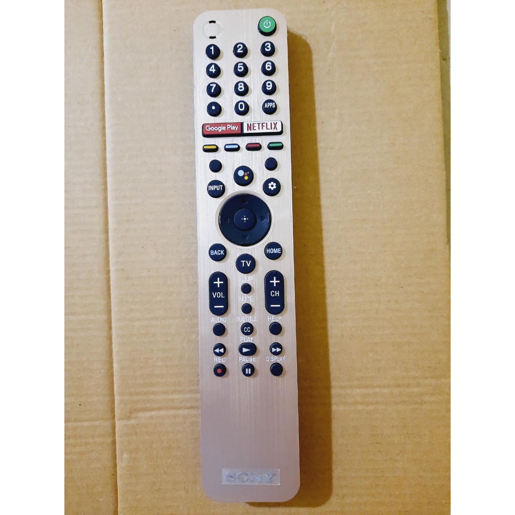 Remote Điều khiển tivi Sony giọng nói RMF-TX600U- Hàng mới logo Sony mạ bạc BH 6 tháng Tặng kèm Pin!!!