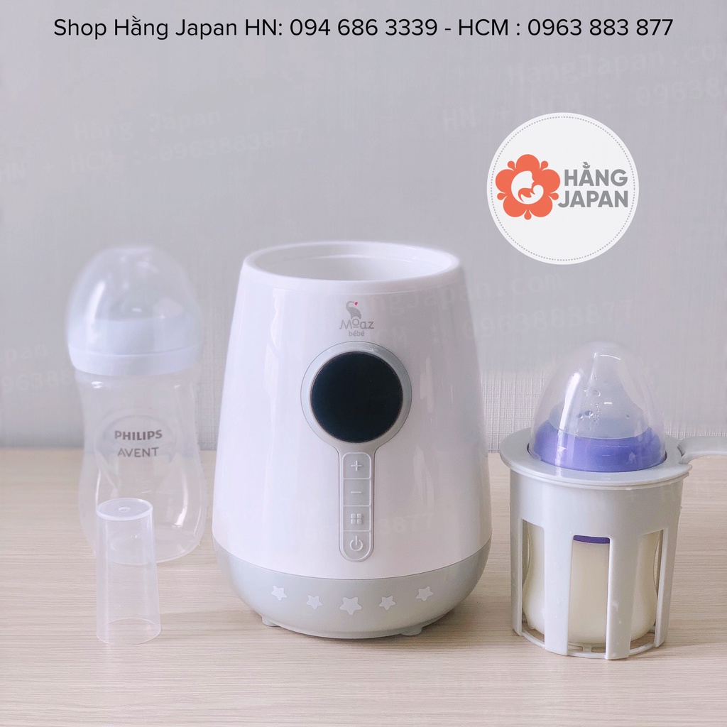 Máy hâm sữa siêu tốc thông minh moaz bebe MB-021 Hàng chính hãng