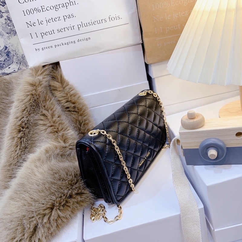 TÚI ĐEO CHÉO KIÊM VÍ VẦM TAY CLUTCH NỮ Ô TRÁM FULLBOX ẢNH THẬT KÈM CLIP SMANO BAGS HOẢ TỐC