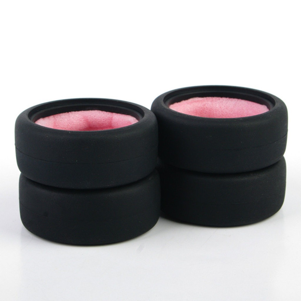 Set 4 Bánh Xe Cao Su Dành Cho Xe Ô Tô Đồ Chơi HSP HPI RC 1:10