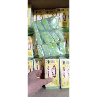 5 chiếc bánh dẻo cốm màu xanh
