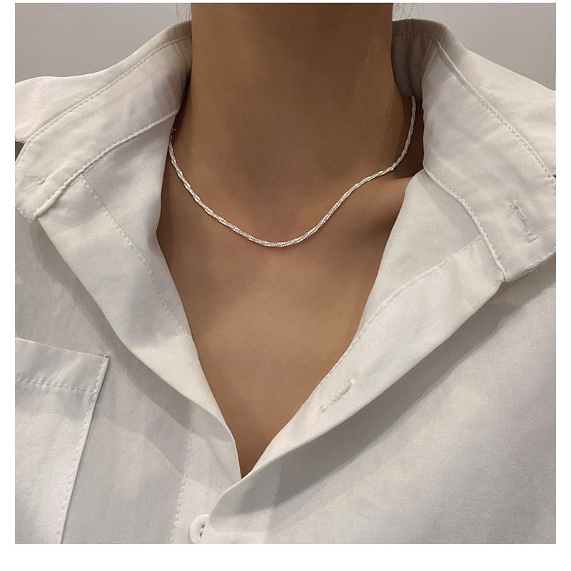 Vòng cổ chuỗi xích phối mặt hình ngôi sao phong cách âu mỹ thời trang cho nữ