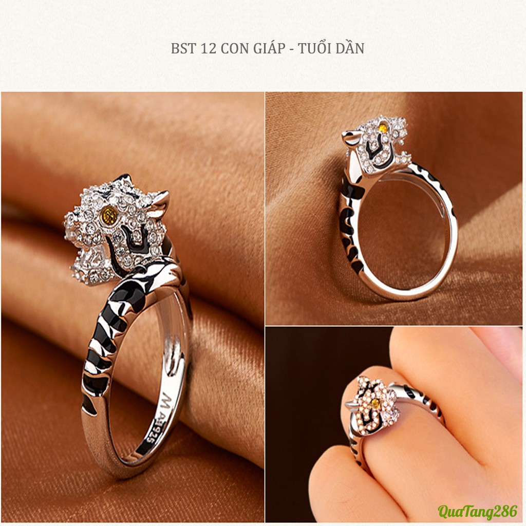 Nhẫn 12 con giáp - Tuổi Dần