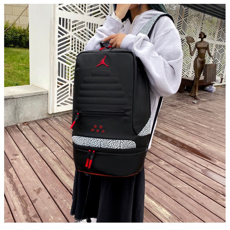 Air Jordan Balo Thể Thao Cỡ Lớn Chống Thấm Nước Thời Trang Cho Nam Nữ