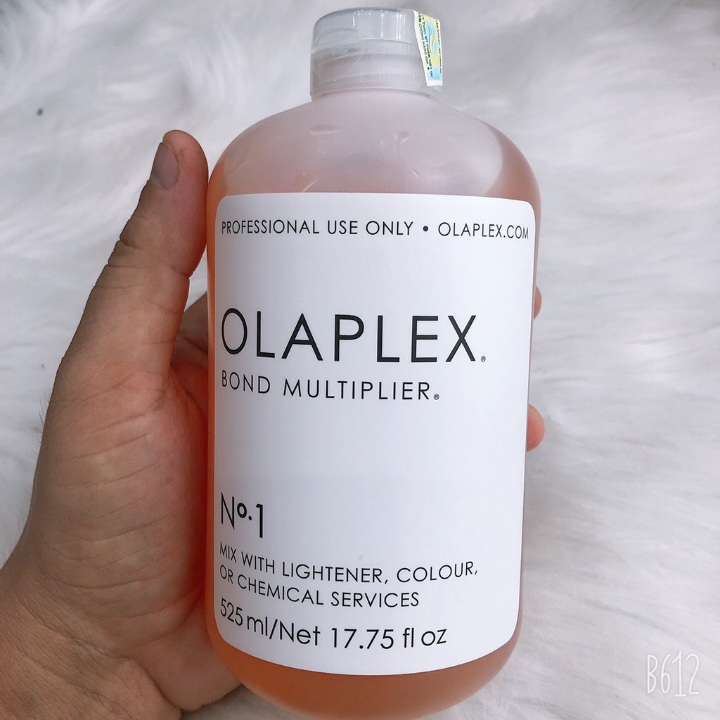NO 1 OLAPLEX dùng trong quá trình uốn duỗi nhuộm hoặc phục hồi tóc hư tổn 525ml
